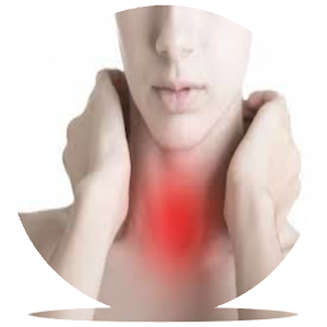 Tonsillitis infection app logo image